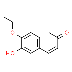 3-Buten-2-one,4-(4-ethoxy-3-hydroxyphenyl)-(9CI)结构式