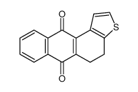 4,5,6,11-tetrahydro-6,11-dioxoanthra(2,1-b)thiophene结构式