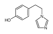 4-(2-imidazol-1-ylethyl)phenol Structure