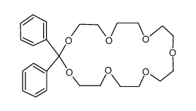 2,2-diphenyl-1,3,6,9,12,15,18-heptaoxacycloicosane Structure