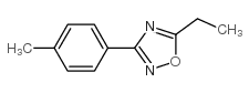 5-乙基-3-对甲苯-1,2,4-噁二唑结构式