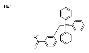 (3-carboxyphenyl)methyl-triphenylphosphanium,bromide结构式