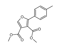 dimethyl 2-(4-methylphenyl)furan-3,4-dicarboxylate Structure