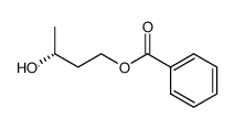 Benzoesaeure<(R)-3-hydroxybutyl>ester结构式