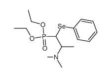 diethyl (2-(dimethylamino)-1-(phenylselanyl)propyl)phosphonate Structure