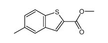 5-METHYL-BENZO[B]THIOPHENE-2-CARBOXYLIC ACID METHYL ESTER structure