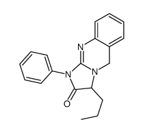 1-phenyl-3-propyl-3,5-dihydroimidazo[2,1-b]quinazolin-2-one结构式