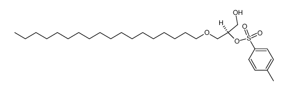 3-O-Octadecyl-2-O-p-toluolsulfonyl-sn-glycerin结构式