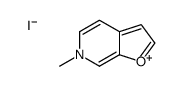 6-methylfuro[2,3-c]pyridin-6-ium,iodide结构式