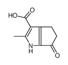 Cyclopenta[b]pyrrole-3-carboxylic acid, 1,4,5,6-tetrahydro-2-methyl-6-oxo- (9CI) structure
