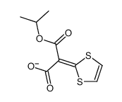 2-(1,3-dithiol-2-ylidene)-3-oxo-3-propan-2-yloxypropanoate结构式