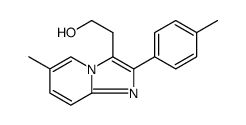 Imidazo[1,2-a]pyridine-3-ethanol, 6-methyl-2-(4-methylphenyl)结构式