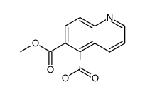 quinoline-5,6-dicarboxylic acid dimethyl ester Structure