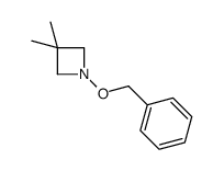 3,3-dimethyl-1-phenylmethoxyazetidine结构式