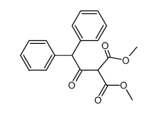 diphenylacetyl-malonic acid dimethyl ester Structure