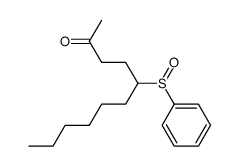 5-phenyl-sulphinylundecan-2-one Structure