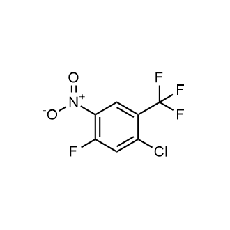 1-Chloro-5-fluoro-4-nitro-2-(trifluoromethyl)benzene Structure