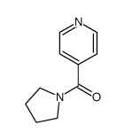 1-(4-pyridylcarbonyl)pyrrolidine结构式