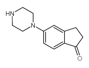 5-哌嗪-1-茚满-1-酮结构式