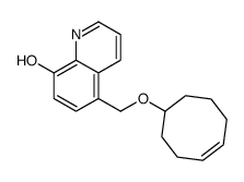 5-(cyclooct-4-en-1-yloxymethyl)quinolin-8-ol结构式
