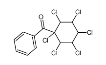 (1,2,3,4,5,6-hexachloro-cyclohexyl)-phenyl ketone Structure