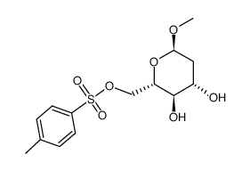 Methyl 2-deoxy-α-L-arabino-hexopyranoside 6-p-toluenesulfonate Structure