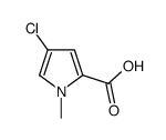 4-Chloro-1-methyl-1H-pyrrole-2-carboxylic acid Structure