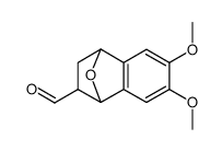 6,7-dimethoxy-1,2,3,4-tetrahydro-1,4-epoxynaphthalene-2-carbaldehyde结构式