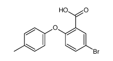 5-bromo-2-(4-methylphenoxy)benzoic acid结构式