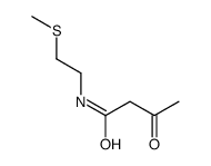 N-(2-methylsulfanylethyl)-3-oxobutanamide Structure