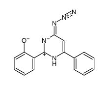 6-(4-azido-6-phenyl-1H-pyrimidin-2-ylidene)cyclohexa-2,4-dien-1-one结构式