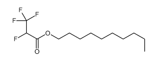 decyl 2,3,3,3-tetrafluoropropanoate Structure