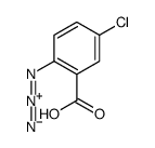 2-azido-5-chlorobenzoic acid Structure