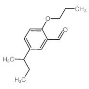 5-(sec-Butyl)-2-propoxybenzaldehyde Structure