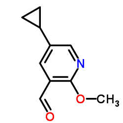 5-Cyclopropyl-2-methoxynicotinaldehyde picture