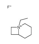 1-ethyl-1-azoniabicyclo[4.2.0]octane,fluoride结构式