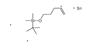 tert-butyl-dimethyl-(4-trimethylstannylpent-4-enoxy)silane结构式