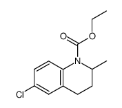 6-Chloro-2-methyl-3,4-dihydro-2H-quinoline-1-carboxylic acid ethyl ester Structure