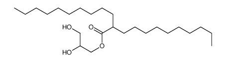 2,3-dihydroxypropyl 2-decyldodecanoate结构式