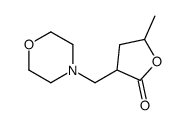 5-methyl-3-(morpholin-4-ylmethyl)oxolan-2-one Structure