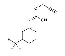 prop-2-ynyl N-[3-(trifluoromethyl)cyclohexyl]carbamate结构式