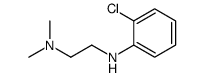 N-(2-chlorophenyl)-N',N'-dimethylethane-1,2-diamine结构式