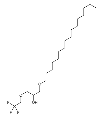 1-hexadecoxy-3-(2,2,2-trifluoroethoxy)propan-2-ol结构式