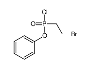 [2-bromoethyl(chloro)phosphoryl]oxybenzene Structure