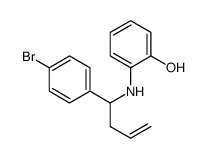 2-[1-(4-bromophenyl)but-3-enylamino]phenol Structure