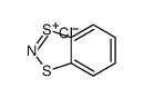 1,3,2-benzodithiazol-3-ium,chloride Structure