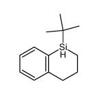 rac-1-tert-butyl-1,2,3,4-tetrahydro-1-silanaphthalene结构式