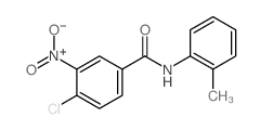 4-Chloro-N-(2-methylphenyl)-3-nitrobenzamide Structure