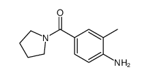 (4-amino-3-methylphenyl)-pyrrolidin-1-ylmethanone结构式