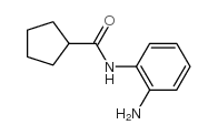N-(2-aminophenyl)cyclopentanecarboxamide结构式